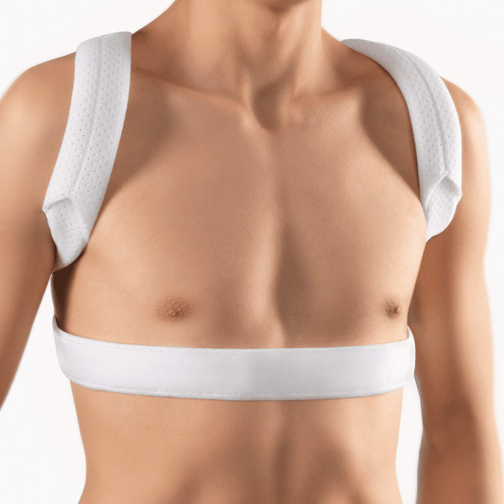 Bort Geradehalter StabiloFix Universal, weiß, hinten