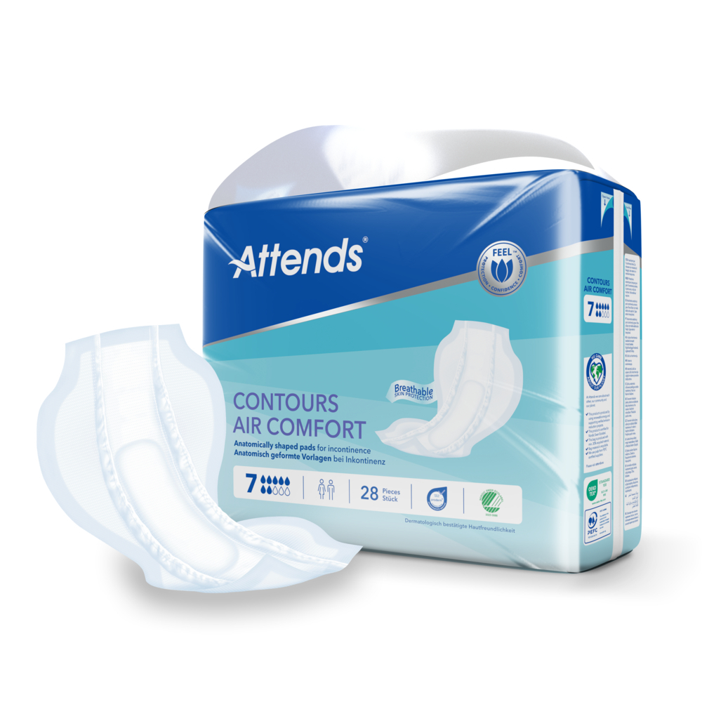 Vorlage Attends Contours Air Comfort 7, 1 Karton: 4 x 28 Stück