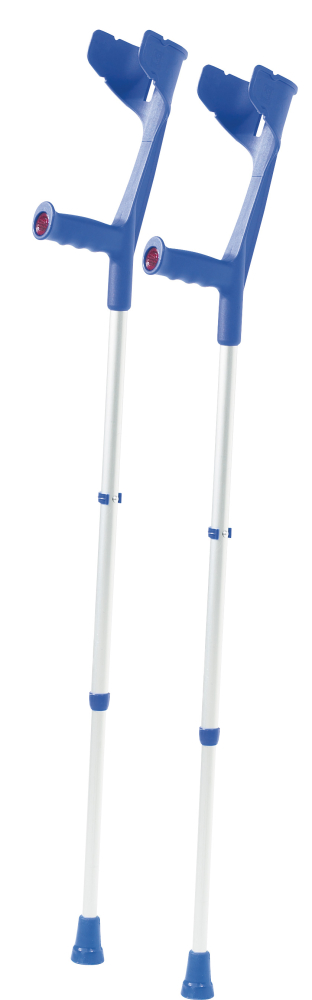 Unterarmgehstütze Magic-Twin, Standard-Clip, Paar in blau