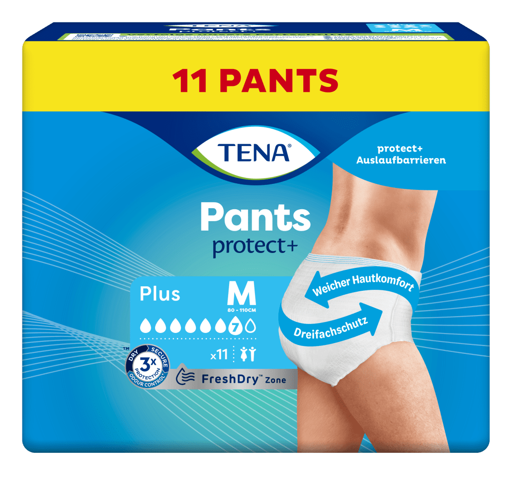 Einweghose TENA Pants Proskin Plus M Hüftumfang 80 bis 110 cm