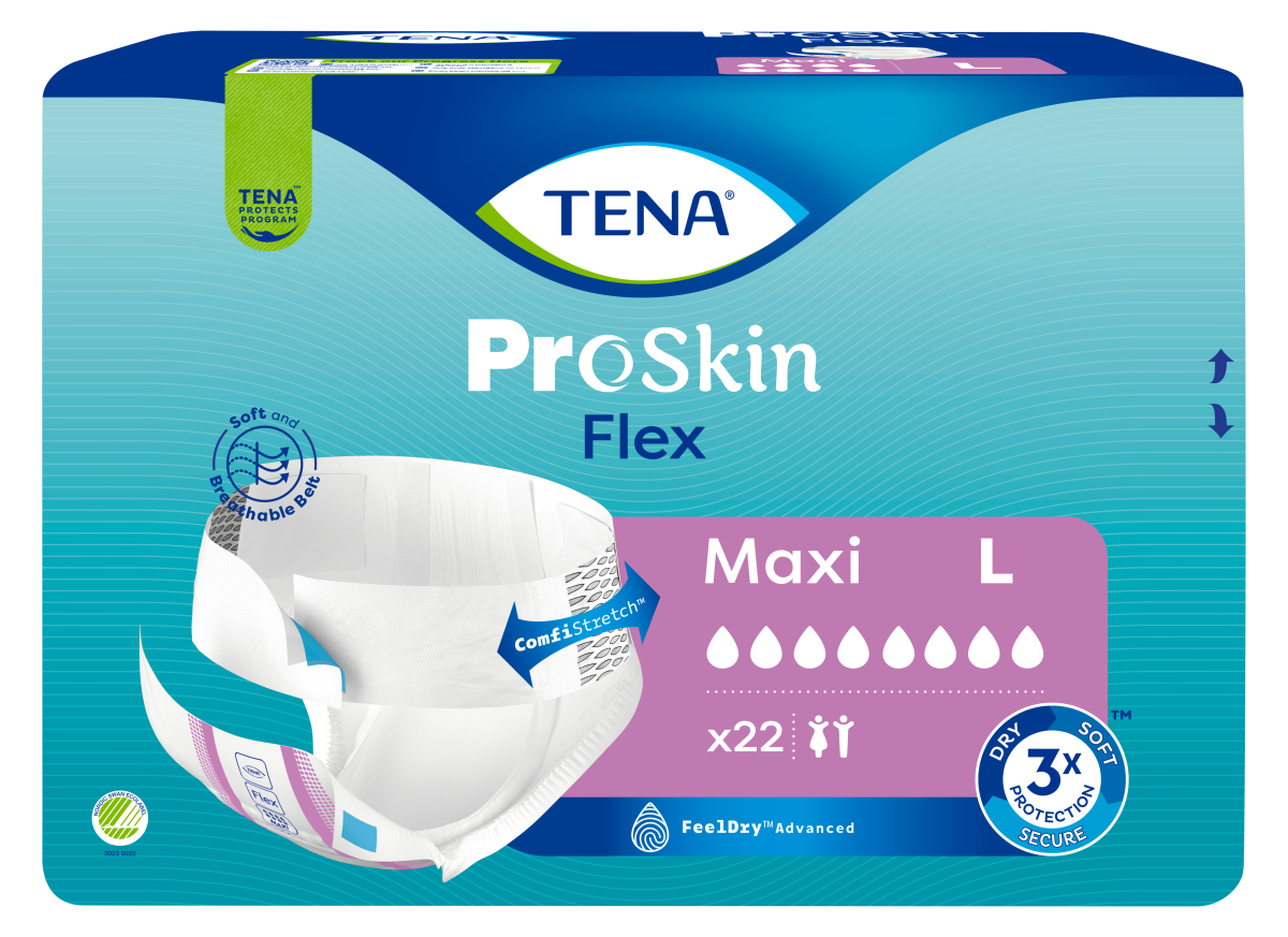 Vorlage mit Hüftbund TENA Flex PROskin Maxi L