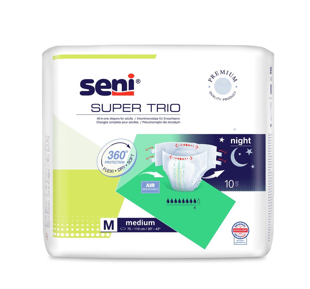 Inkontinenzhosen Seni Super Trio Medium, Packung
