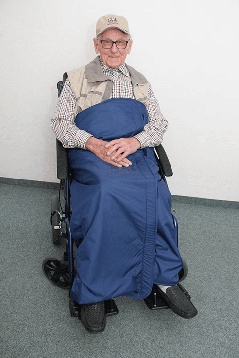 Rollstuhl-Wickeldecke