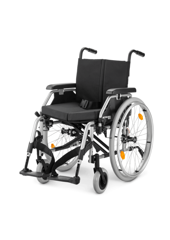 Rollstuhl Eurochair 2.750, Steckachse, Silverline, mit Trommelbremse, AOK BW-tauglich