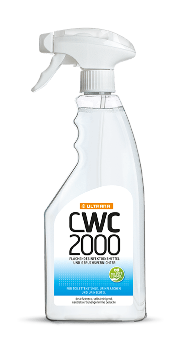 Geruchsvernichter mit Desinfektionsmittel Ultrana, CWC 2000, 500 ml Sprühflasche (VE 12 Stü