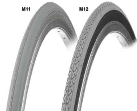 Hochdruckdecken für Aktiv-Rollstuhl 24x1"(620x25mm)M11, grau