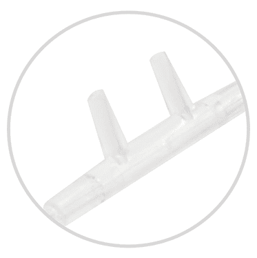 AEROpart® Sauerstoff-Brille 11-S mit 2m Schlauch, gerade Nasenstutzen