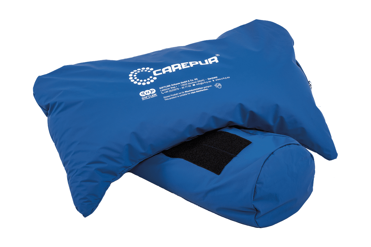Hemi-Arm-Kissen CarePur M blau_Produktbild