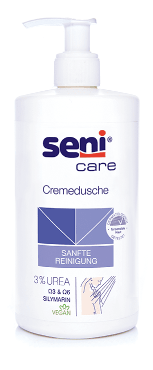 Seni Care Cremedusche mit 3% Urea 500ml