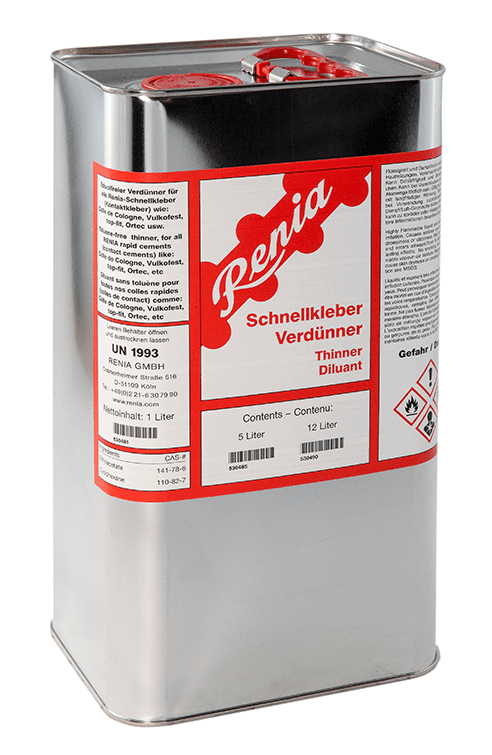 Verdünner RENIA, für Schnellkleber 5 Liter