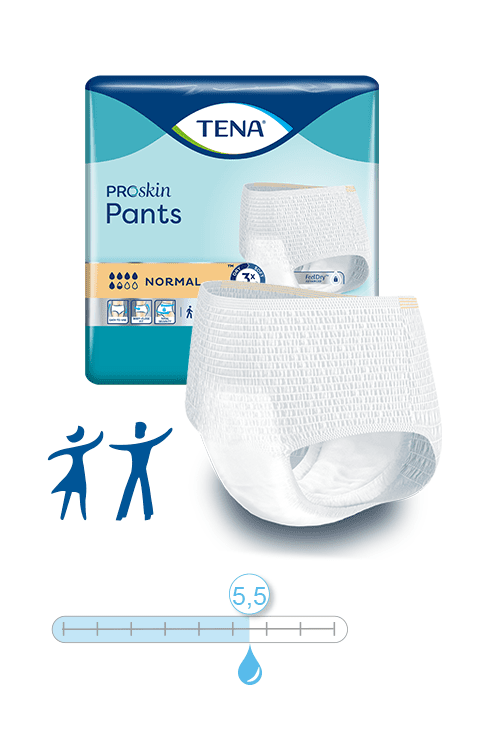 TENA Pants Original Normal M, Hüfte 80-110 cm (1 Karton: 4 x 18 Stück)