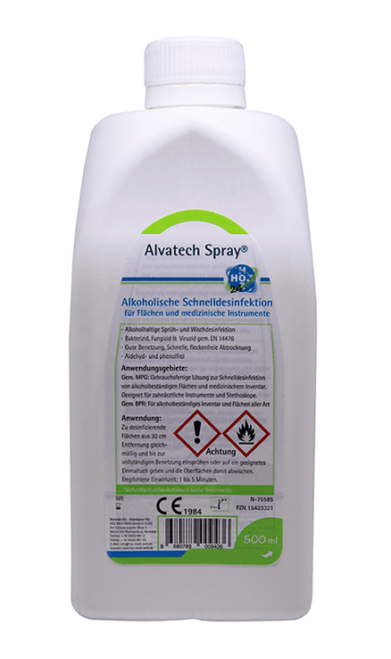 Flächendesinfektion Alvatech 500ml mit Sprühkopf