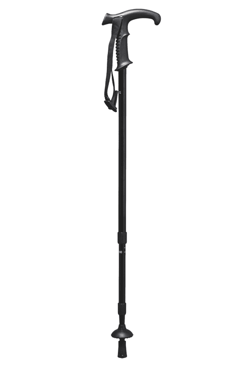 Teleskopstock Vario-Combi-Antishock, schwarz