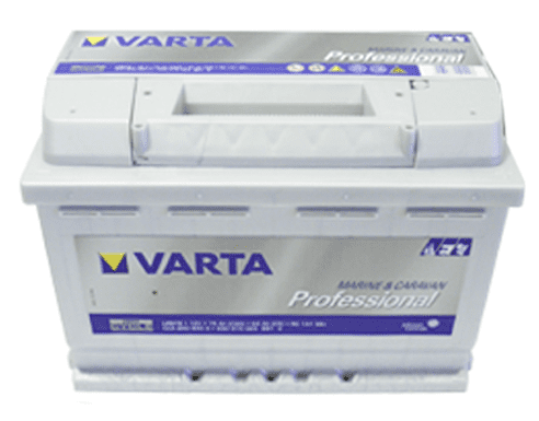 Varta-Batterie Professional DC 12V-70AH gefüllt und geladen