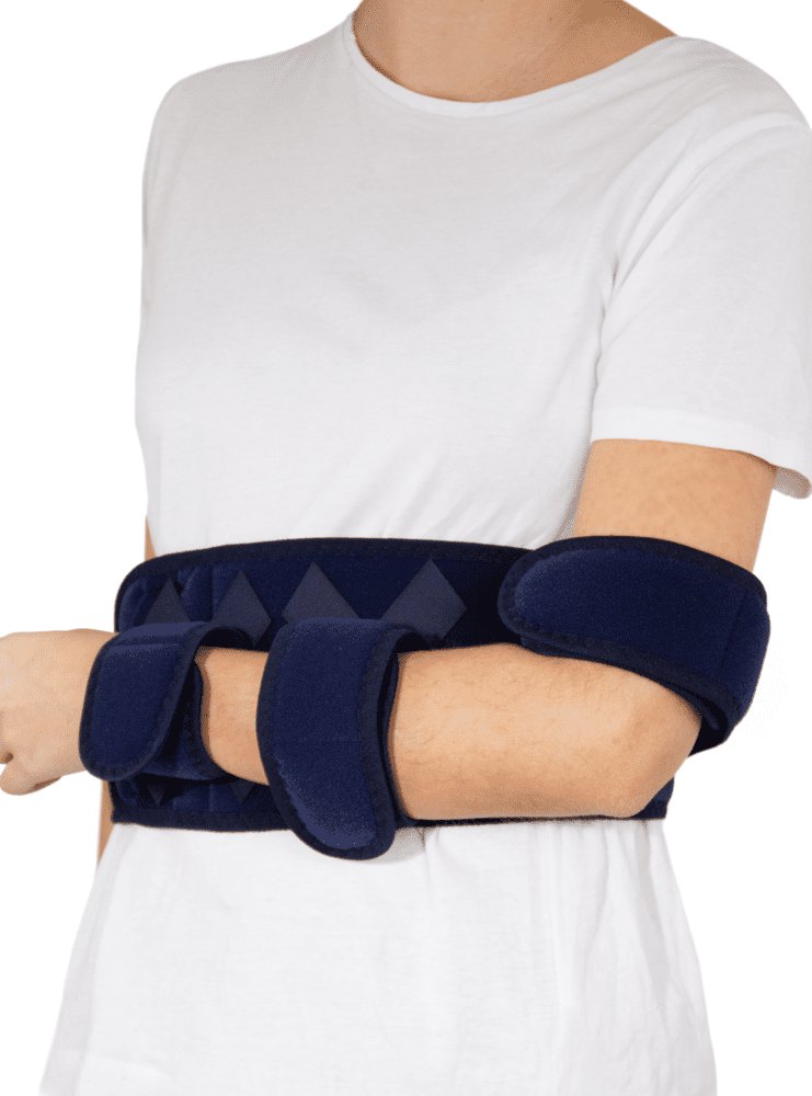 Schiebler Schulter-FIX-Bandage blau