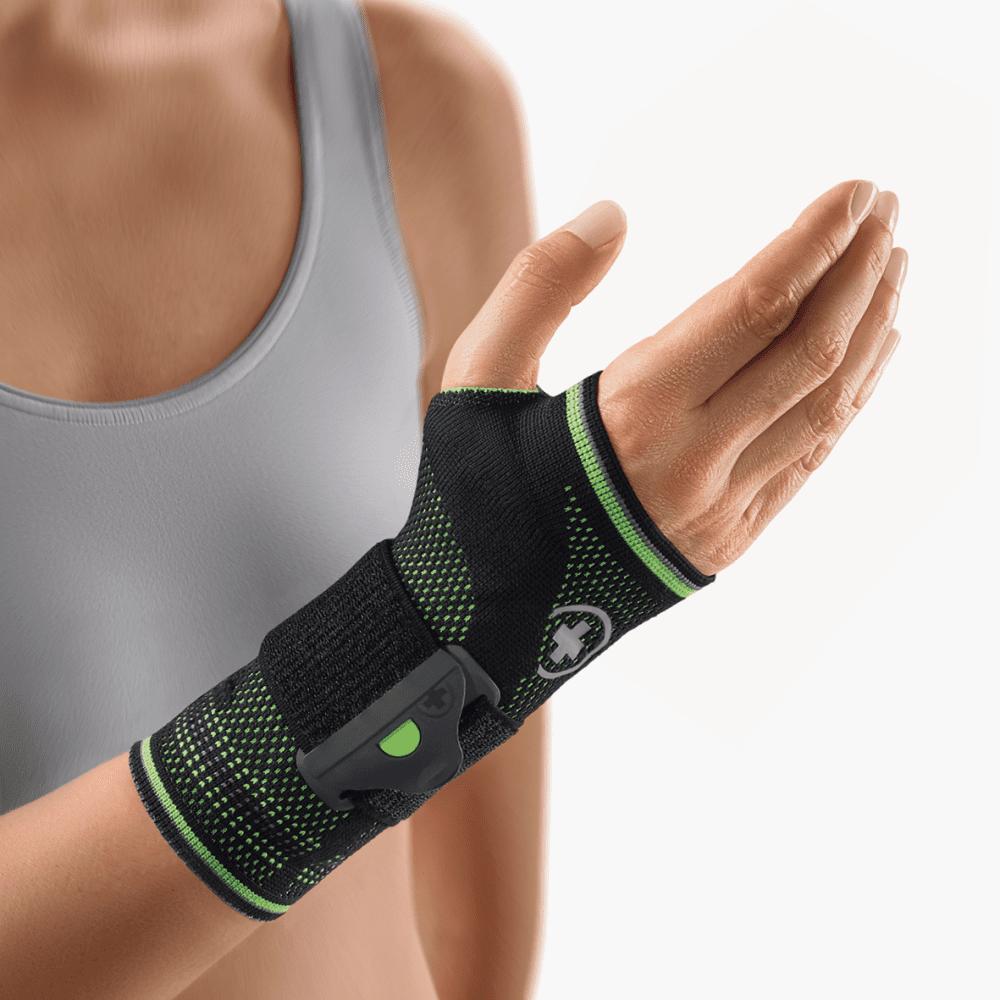 Bort Handgelenkbandage ManuBasic Sport schwarz-grün