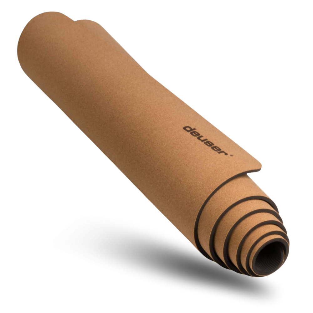 Yoga Matte Deuser Kork 183 x 61 x 0,6 cm kork-grau