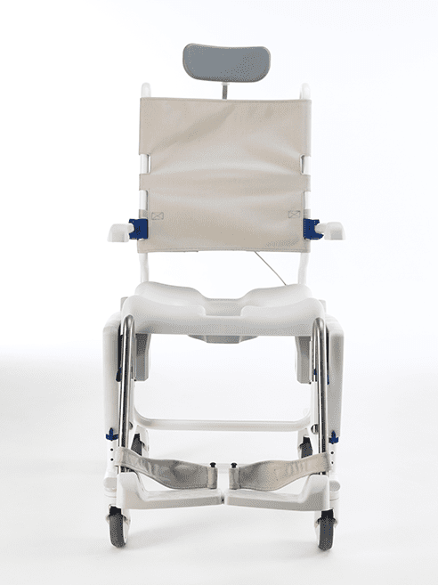 Dusch- und Toilettenrollstuhl AQUATEC OCEAN VIP ERGO mit Topf,Halter,Softsitz