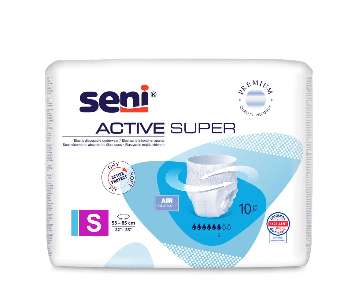 Einweginkontinenzslip Seni Active Super Small (1 Karton: 8 x 10 Stück)
