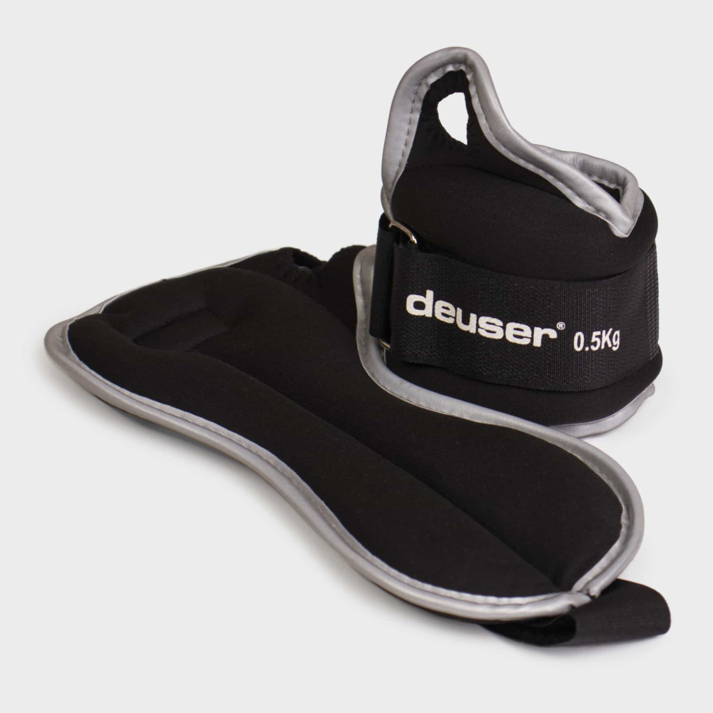 Gewichtsmanschette Deuser Handgelenk 0,5 kg schwarz, 1 Paar
