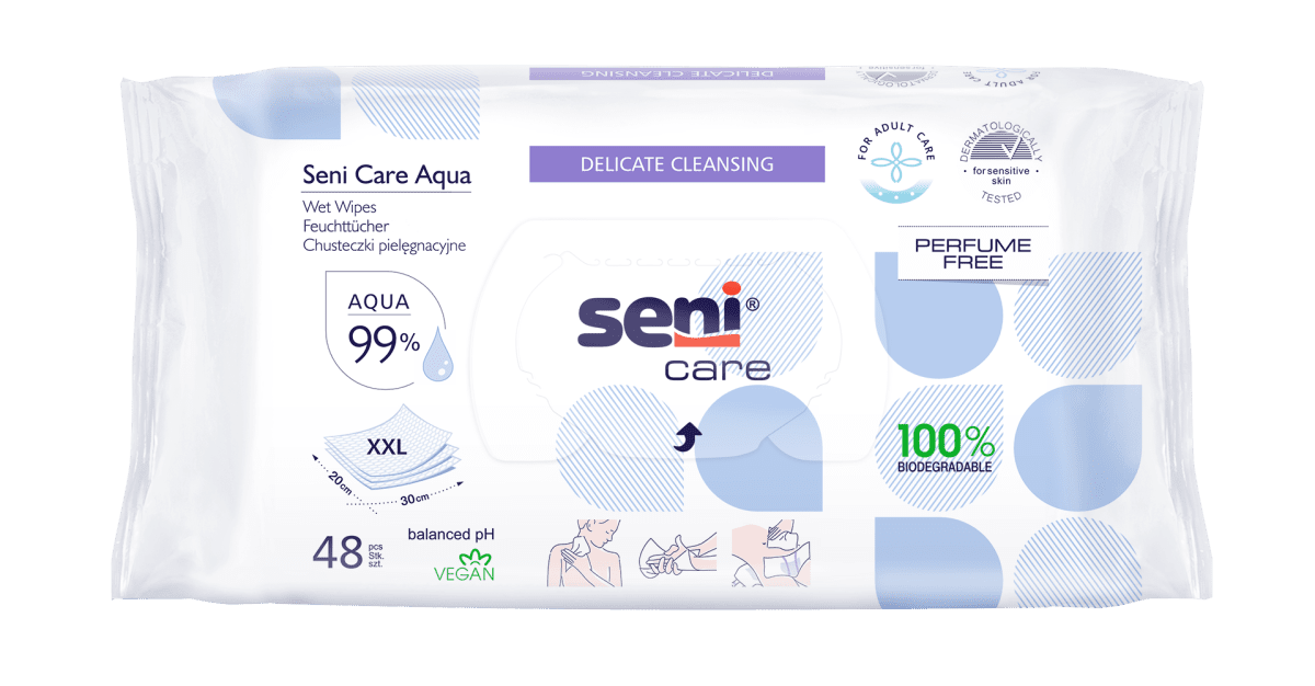 Seni Care Feuchttücher Aqua (VPE: 48 Stück)