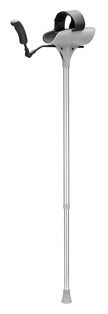 Arthritis-Gehstütze bis 140kg schwarz/grau