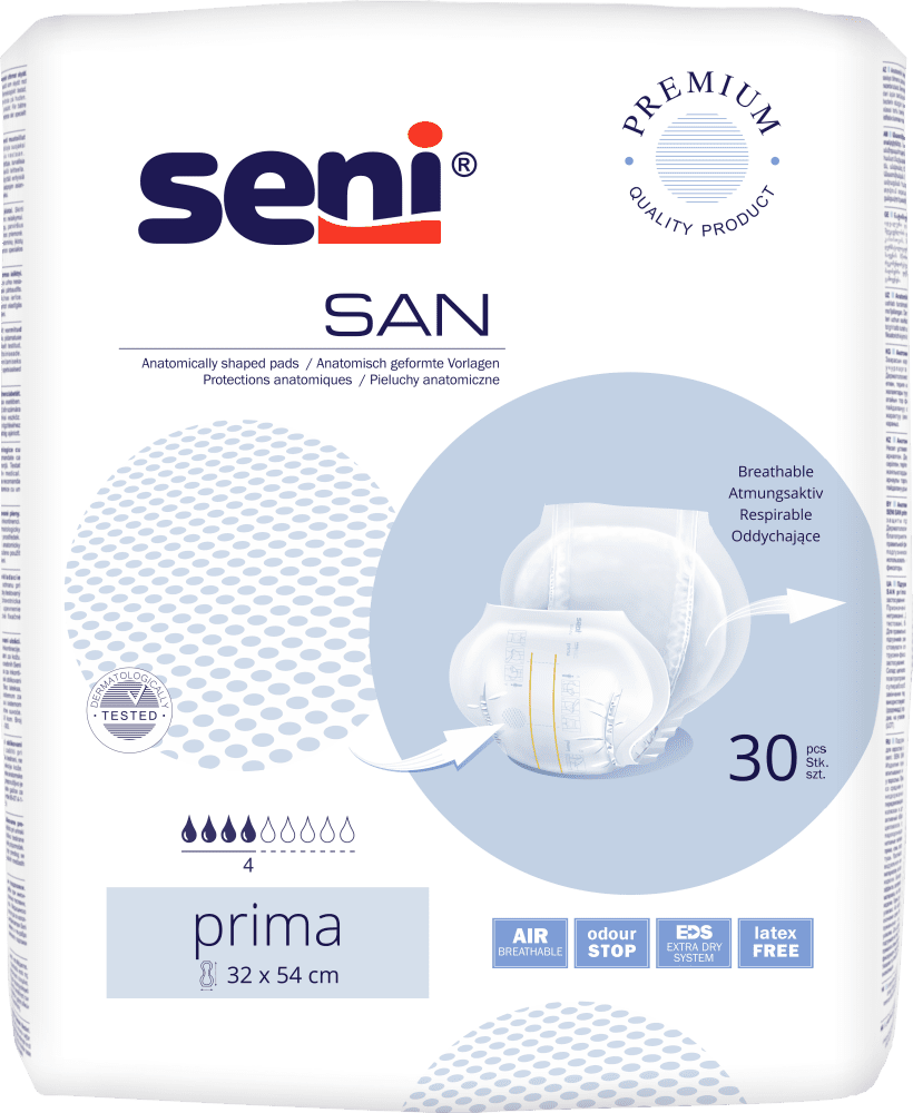 Inkontinenzvorlagen Seni San Classic Prima, Packung