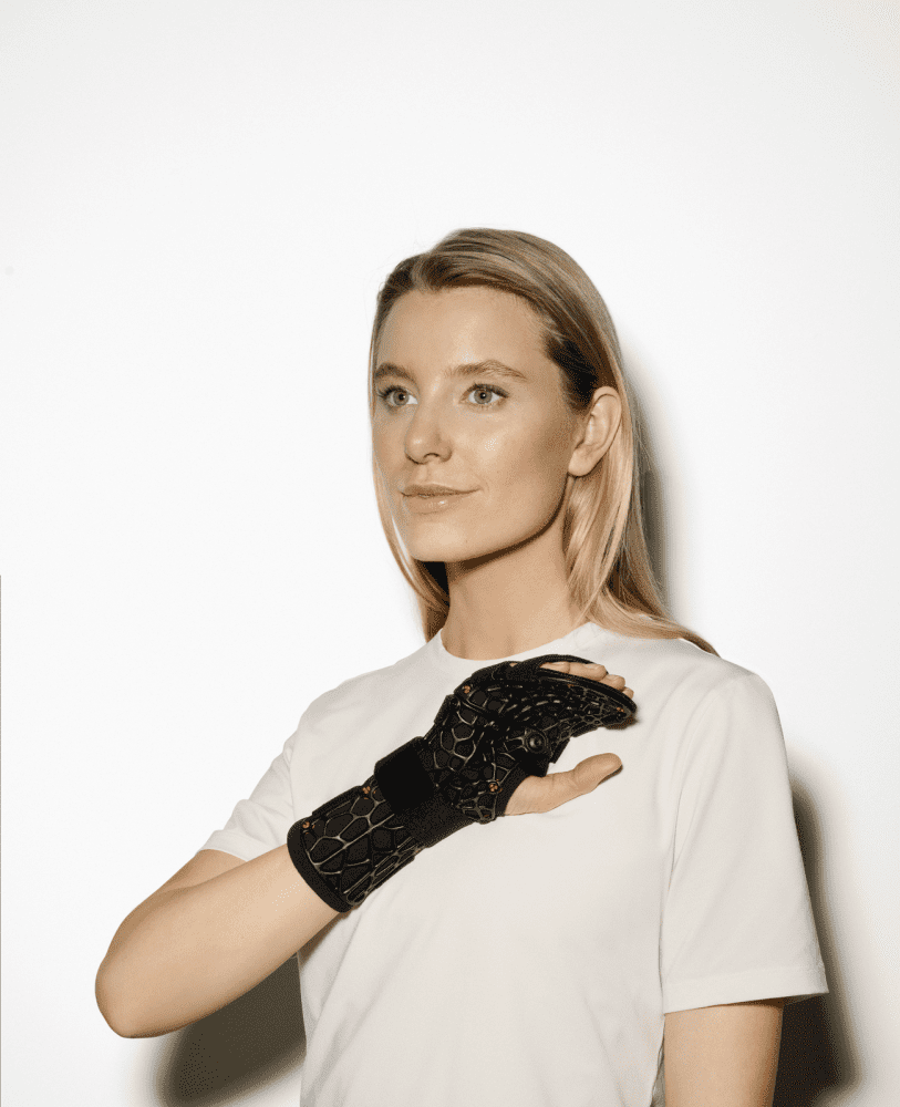 Handgelenkorthese Manu-Cast Organic D schwarz