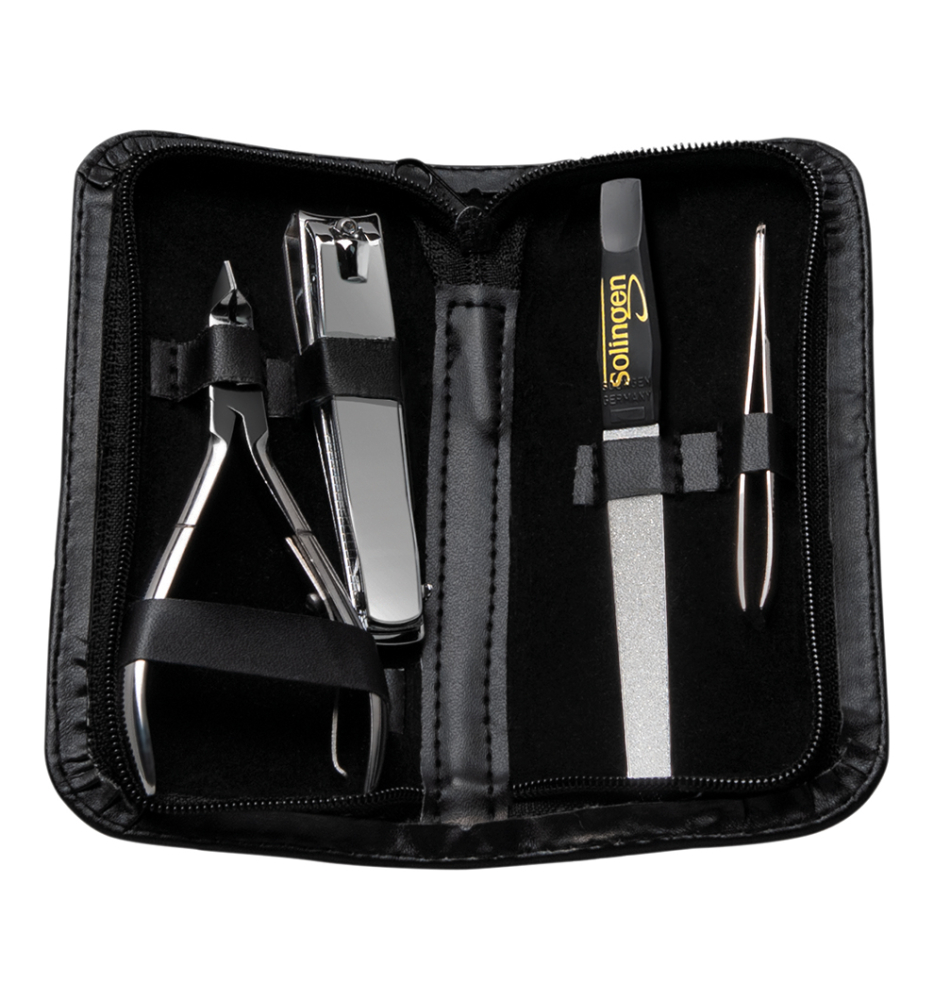 Maniküre Etui 4tlg.schwarz