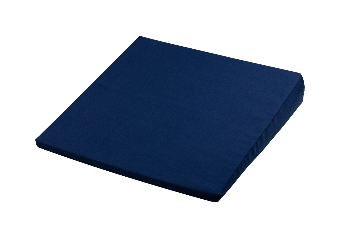 Keilkissen 37x37x7/2cm, blau
