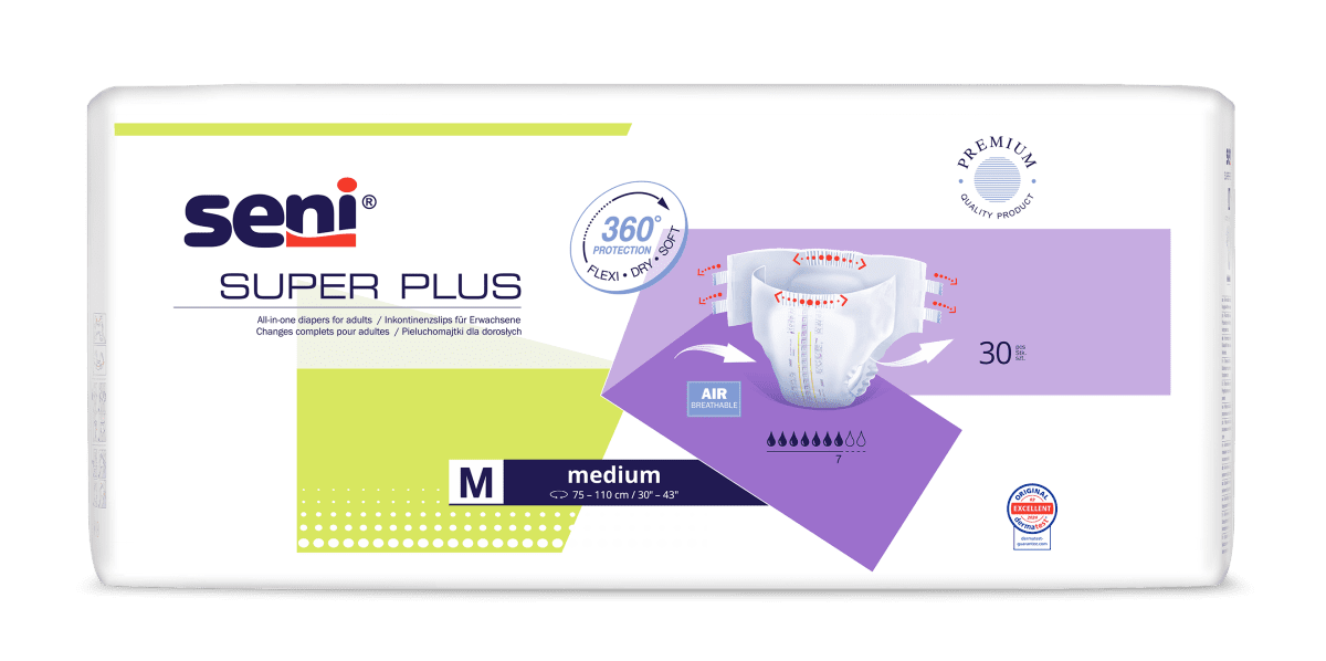 Inkontinenzhosen Seni Super Plus Medium, Packung