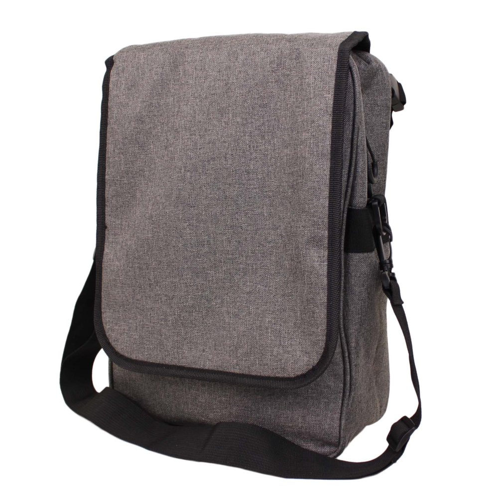 Rollstuhltasche Messenger-BAG 26,5 x 38 cm grau