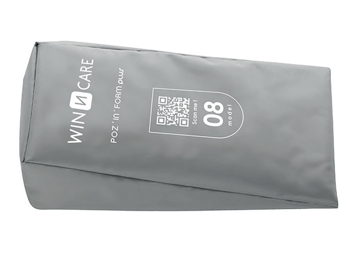 Poz-In-Form plus Abgeschrägtes Kissen, grau 40 x 20 x 9 cm