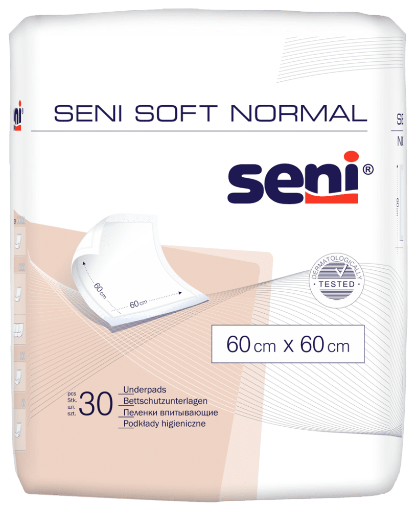 Bettschutzunterlagen Seni Soft Normal 60 x 60 cm