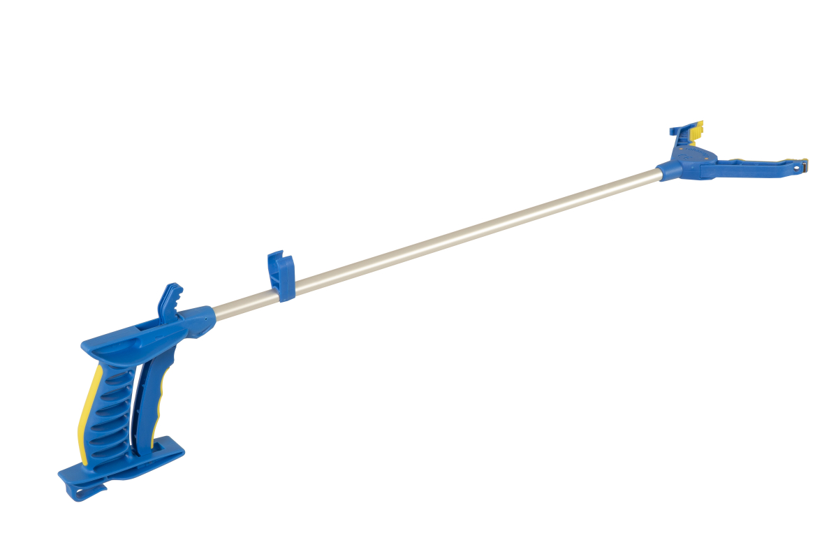 Greifzange Falke mit Softgriff blau/gelb, Produktbild