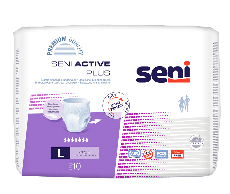 Einweginkontinenzslips Seni Active Plus large, Packung