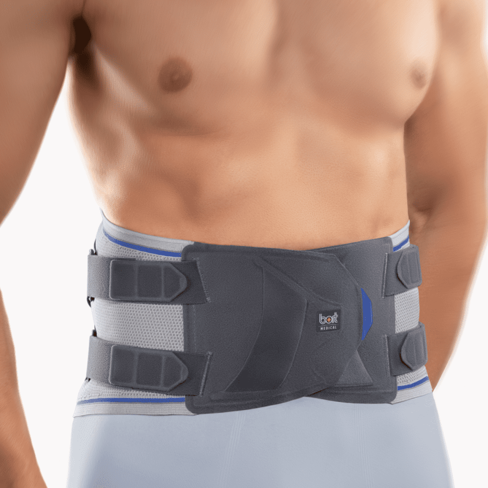 Bort Rückenorthese Stabilo FA grau, Vorderansicht