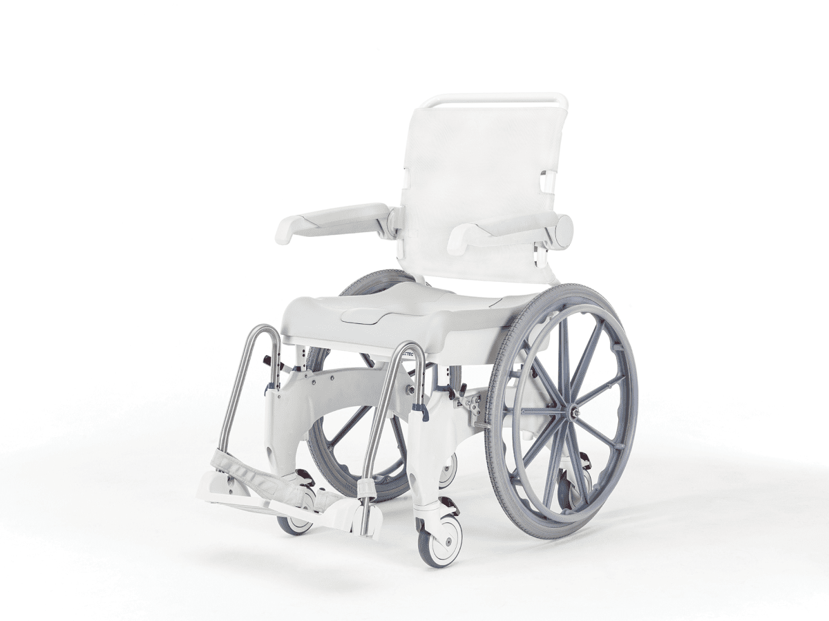 Dusch- und Toilettenrollstuhl AQUATEC OCEAN 24" Ergo