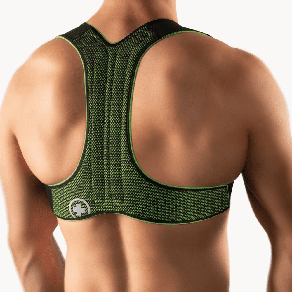 Bort Geradehalter Sport schwarz/grün, Ansicht von hinten