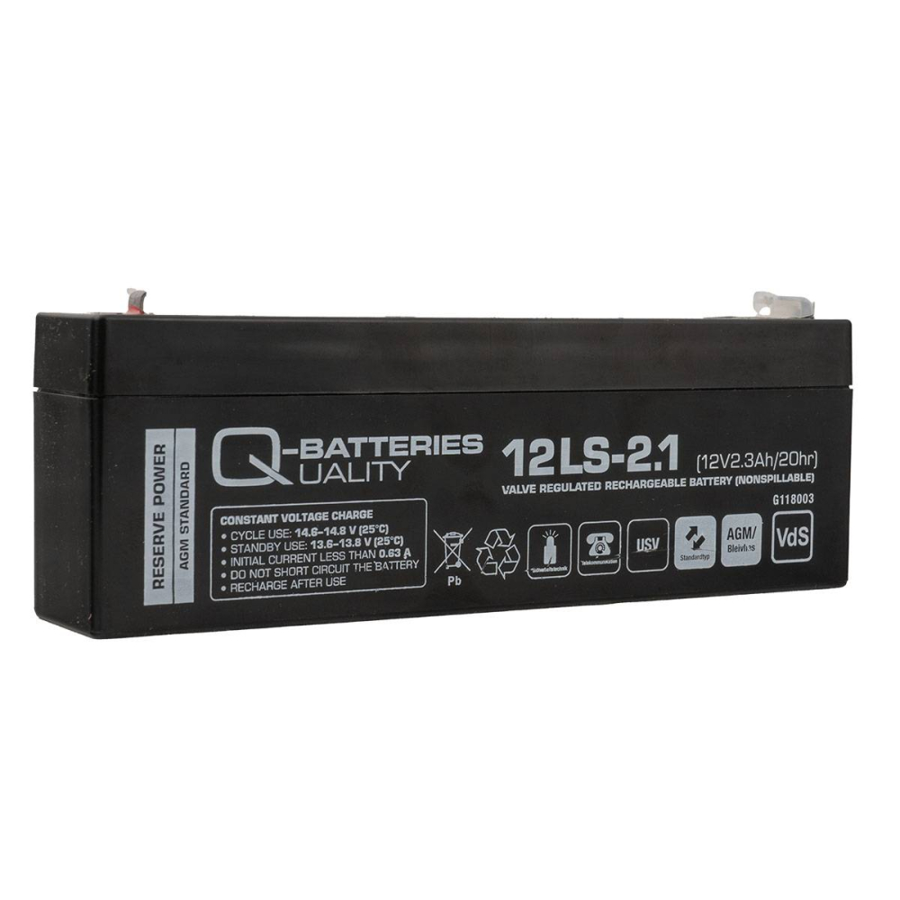 Quality-Batteries 12LS-2.1 VdS 12V/2,1Ah