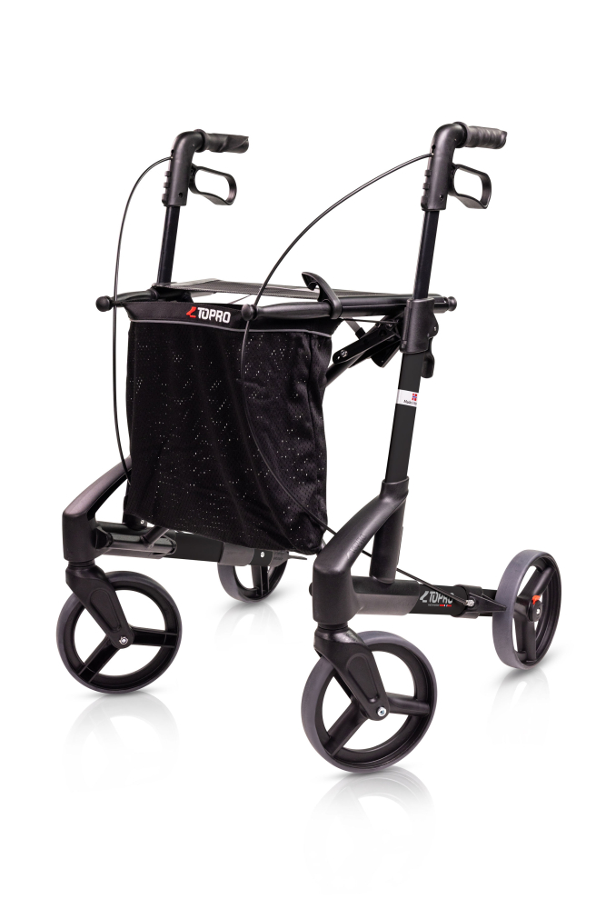 Rollator Troja Original Black Series M, schwarz