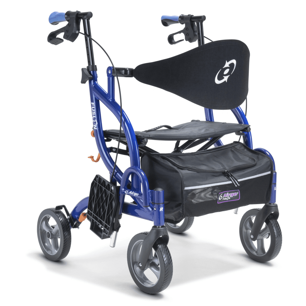 Airgo Fusion 2in1 Rollator und Transportrollstuhl