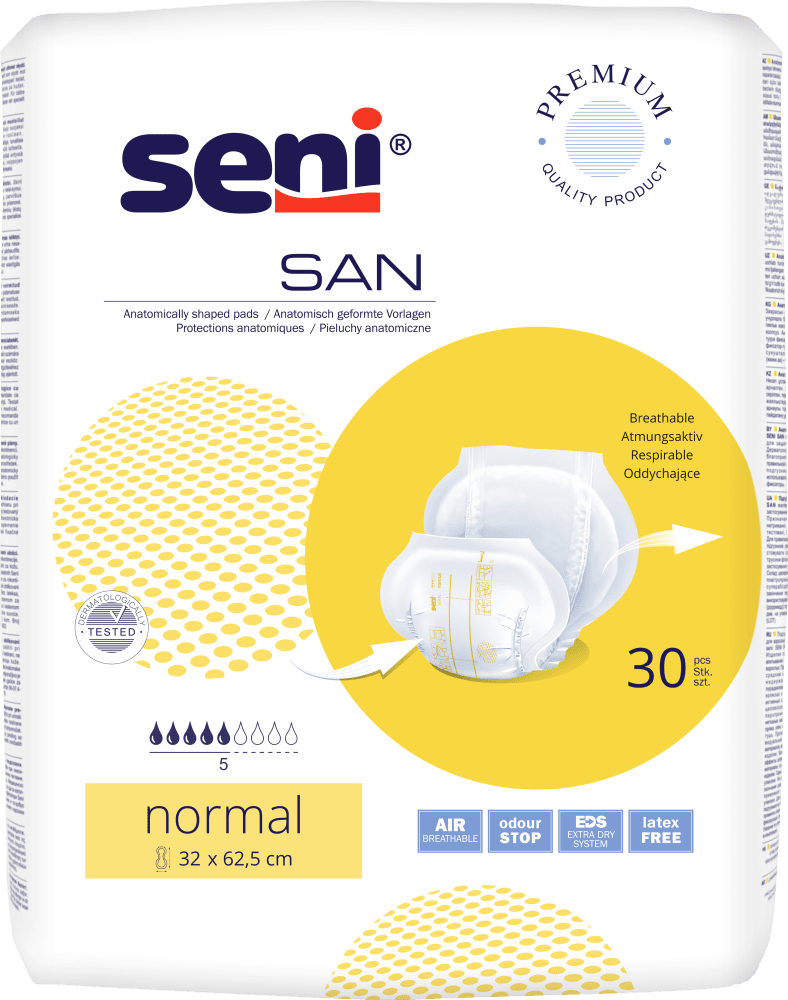 Inkontinenzvorlagen Seni San Normal, Packung