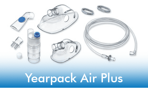 Yearpack Medel Ersatzteileset für Inhalator Air Plus