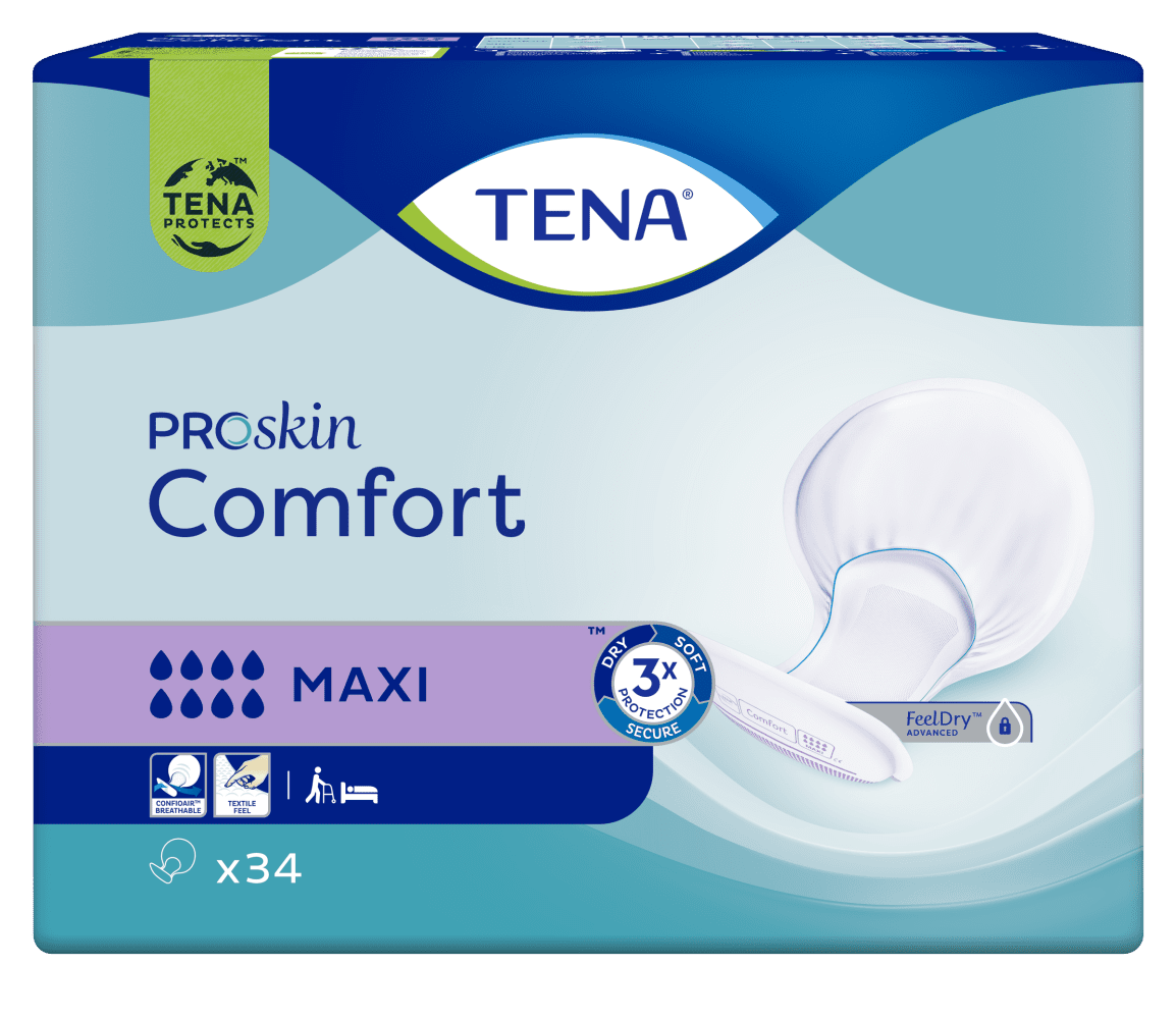 Vorlage TENA ProSkin Comfort Maxi, Verpackung