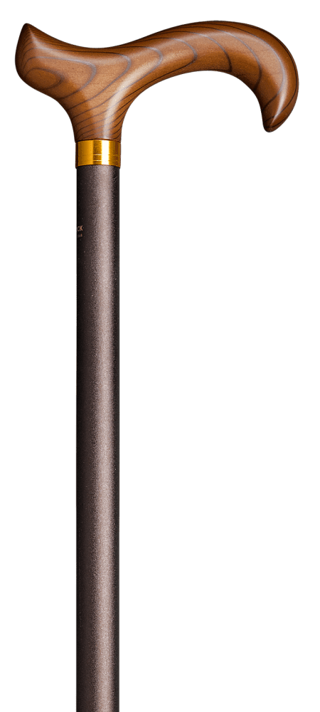 Leichtmetall-Derbystock verstellbar, bronze