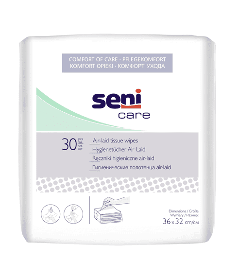 Seni Care Hygienetücher Air-Laid 36 x 32 cm (VPE: 30 Stück)