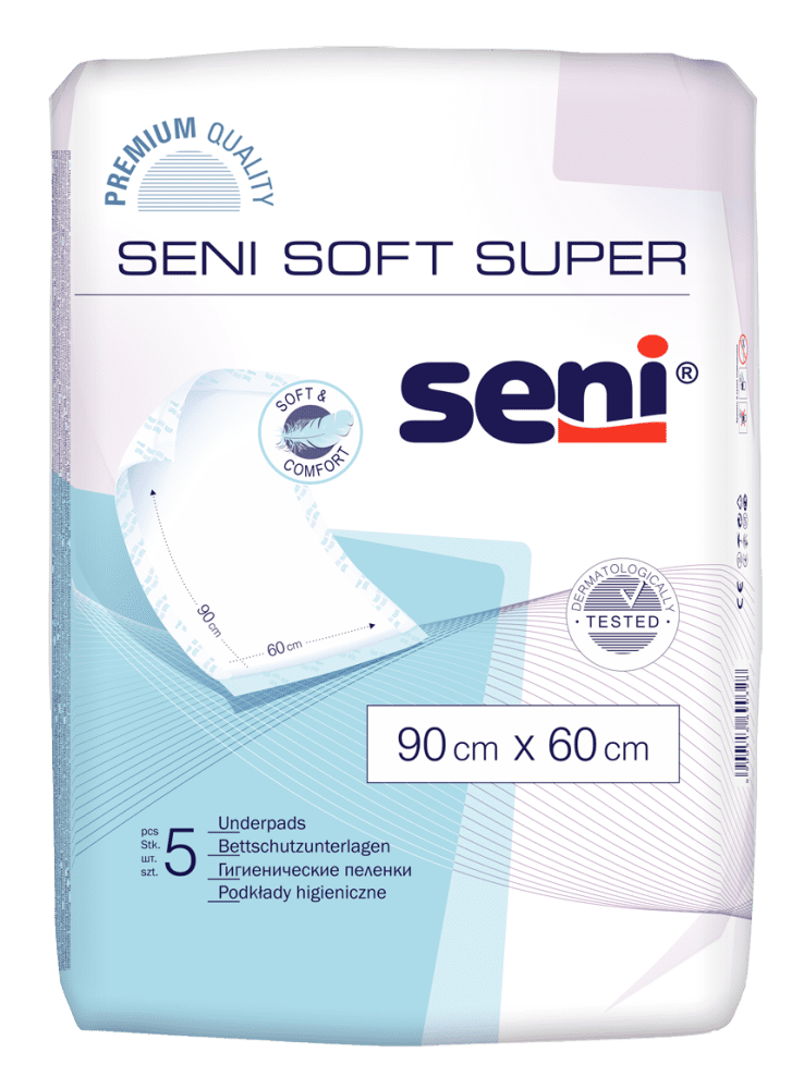 Bettschutzunterlagen Seni Soft Super 90x60