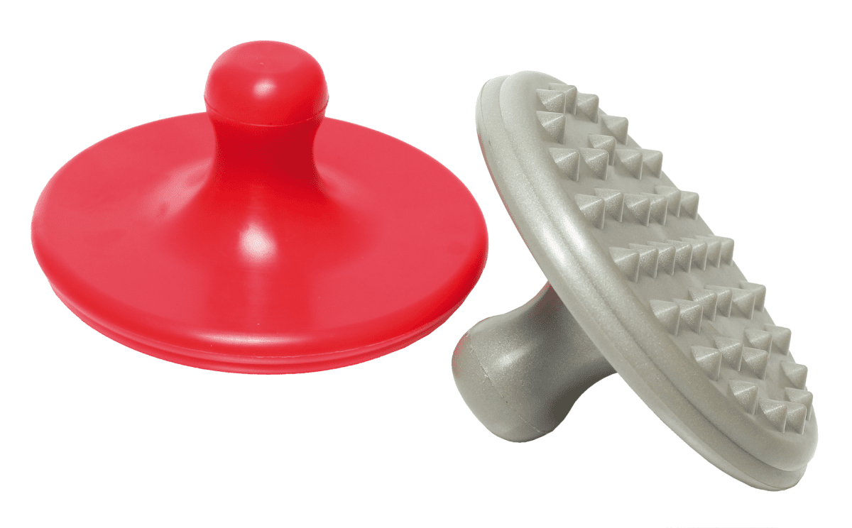 Senso Massage Pad Gruppe (rot und silber)
