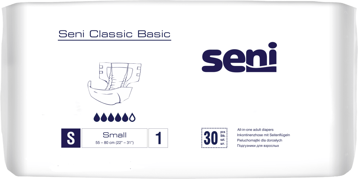 Seni CLASSIC BASIC S Inkontinenzhosen, Packung